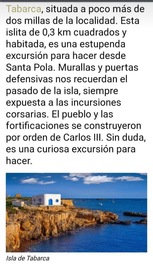 Eva Santa Pola Lägenhet Exteriör bild